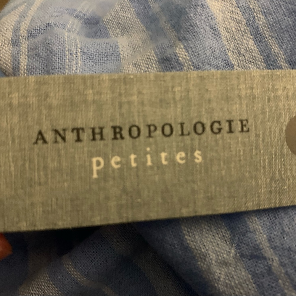 Anthropologie Cape May Bow Back Linen Mini Dress - Picture 6 of 8